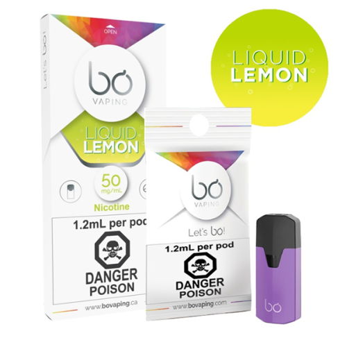 Bo Caps 1 Pack Lemonade (Liquid Lemon) 50MG/ml