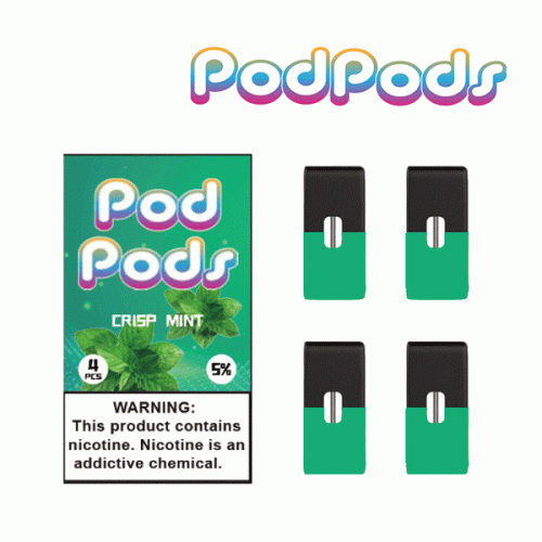 PodPods® Compatible Pods: Crisp Mint 5% (50mg/ml)